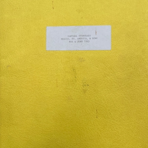 Vintage Santana Mexico, South America + Reno May & June 1993 Itinerary