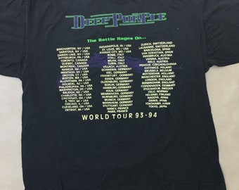 Vintage Deep Purple the Battle Rages On… World Tour 93-94 T-shirt