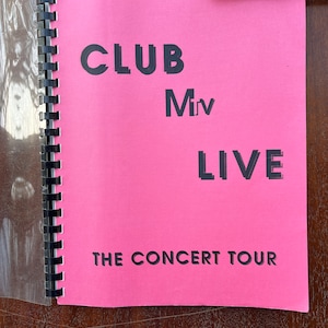 Vintage Club MTV LIVE The Concert Tour 1989 Itinerary