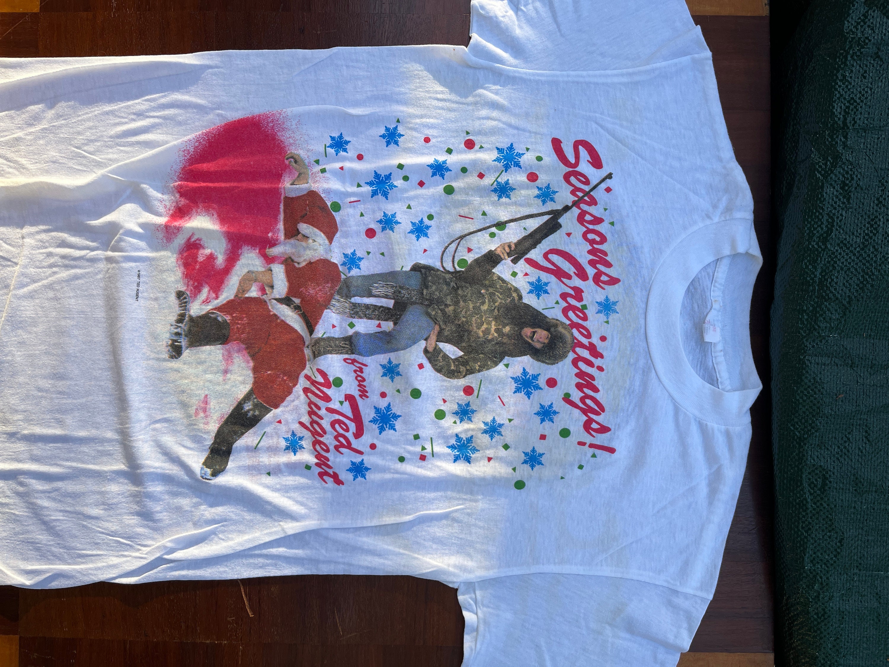 Vintage Ted Nugent 1987 New Years Eve T-shirt - Etsy