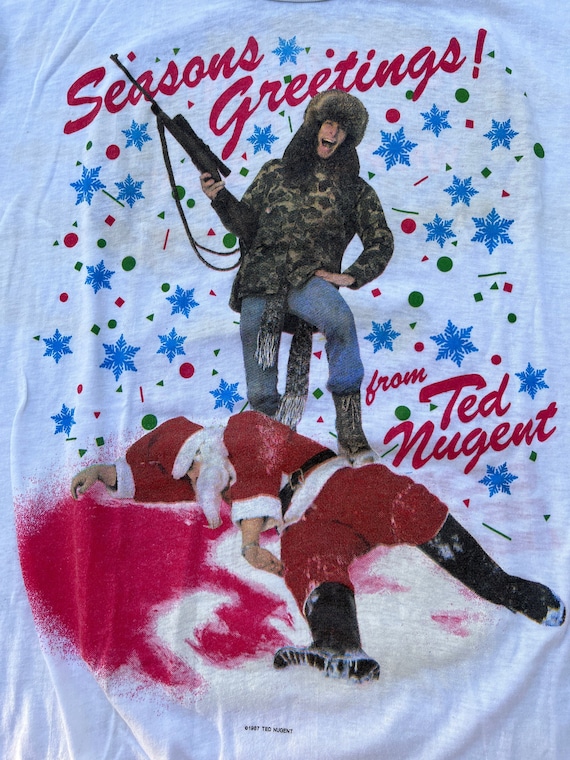 Vintage Ted Nugent 1987 New Years Eve T-shirt - Etsy