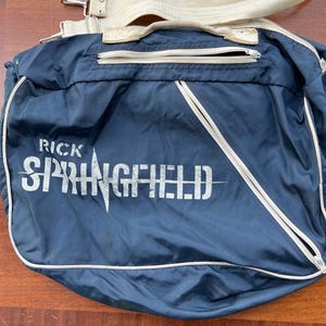 Borsa da viaggio vintage Rick Springfield Living in Oz World Tour '83