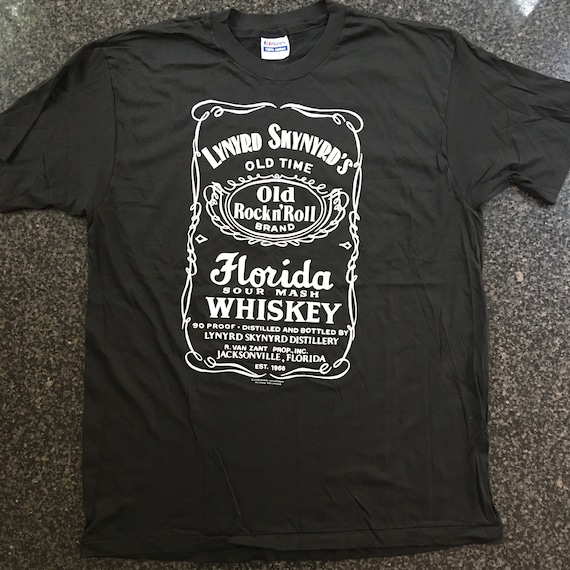 Vintage Lynyrd Skynyrd's Old Time Florida Whiskey T-shirt - Etsy