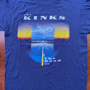 Vintage The Kinks The Road 88 USA Tour T-Shirt.