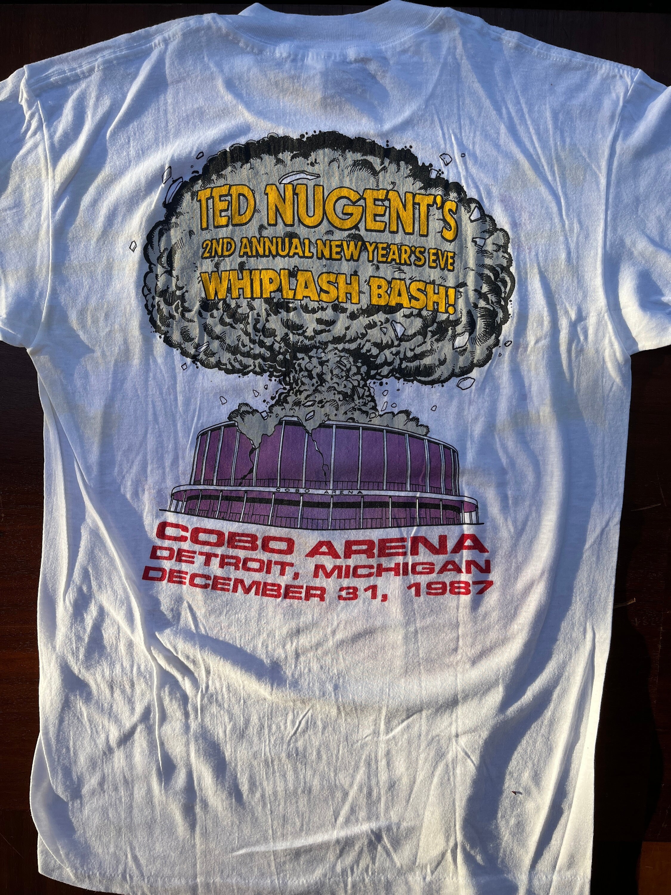 Vintage Ted Nugent 1987 New Years Eve T-shirt - Etsy