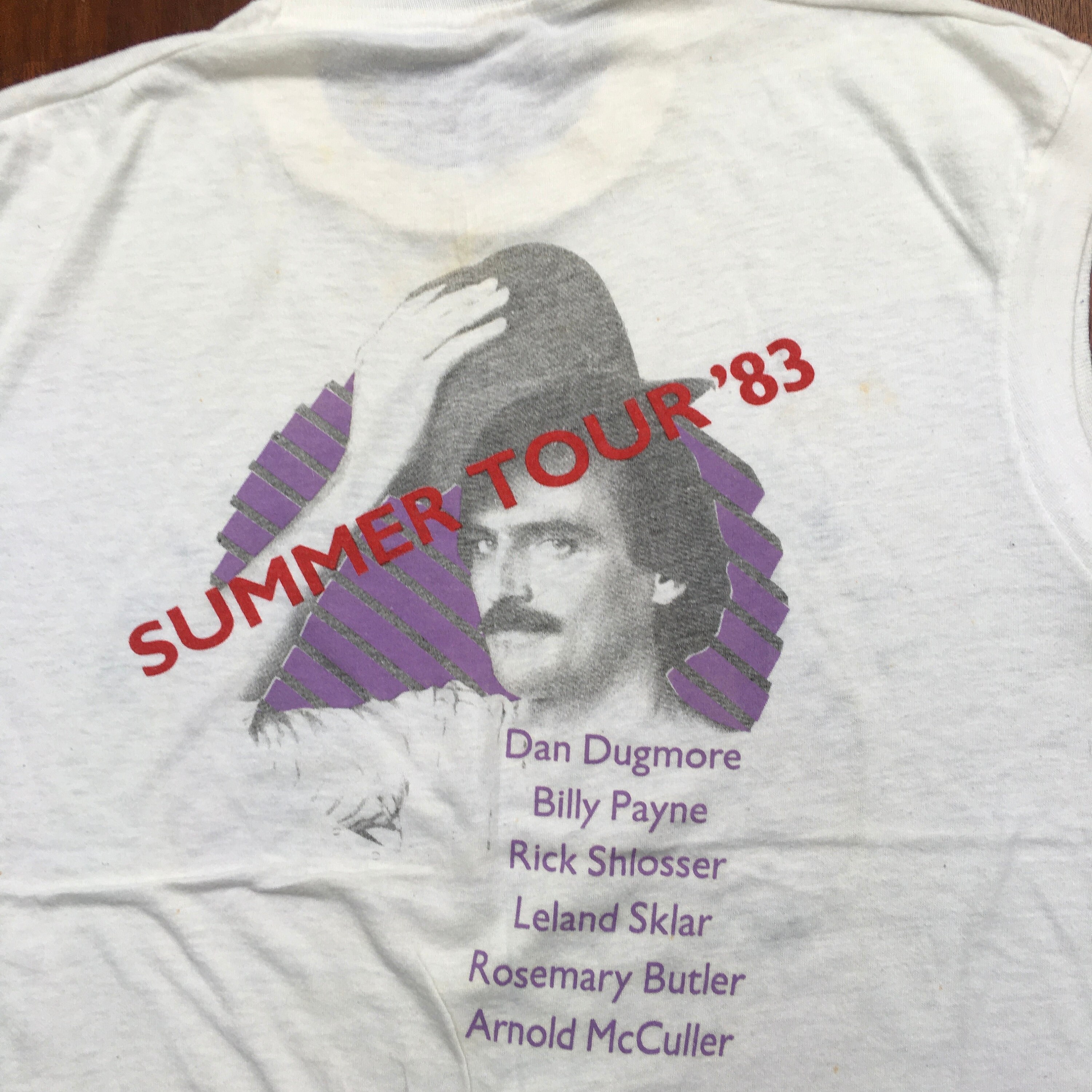 Vintage James Taylor Summer Tour '83 Sleeveless T-shirt - Etsy