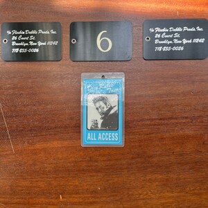 Vintage Andrew Dice Clay 1989 Dice Rules Tour All Access Pass & Luggage Tags