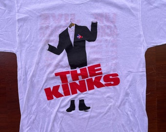 T-shirt vintage del tour Jive Across America 1989 dei Kinks UK