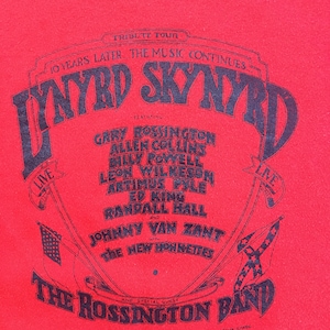 Vintage Lynyrd Skynyrd 1987 Tribute Tour Sweatshirt.