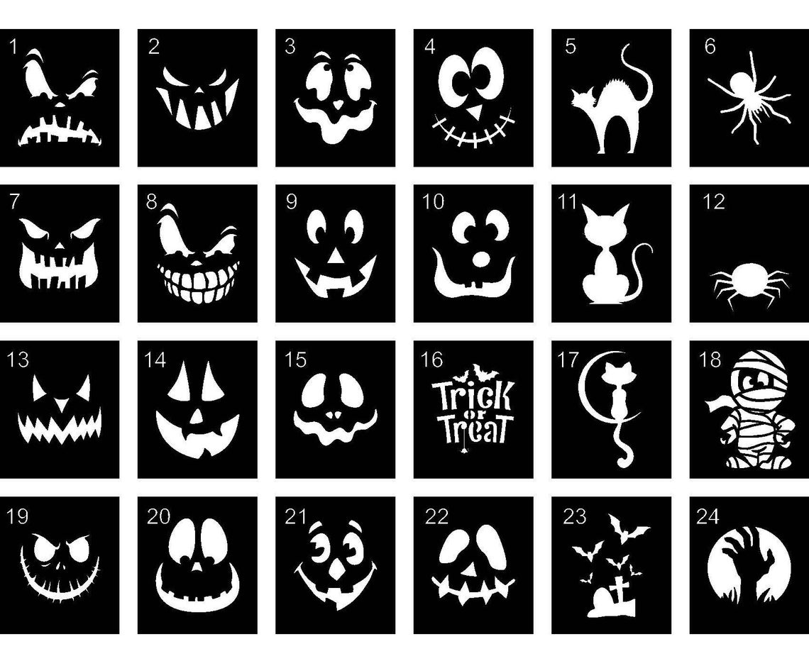 Wooden Jack O Lantern for Halloween Etsy