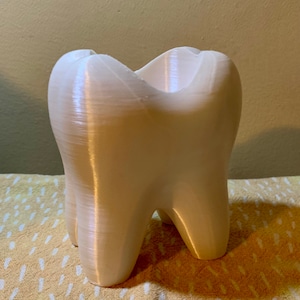 Zahnbürste und Zahnpasta 3D Gedruckt Becher Zahn Pflanzer Schreibtisch Organizer Badezimmer Waschbecken Organisation Zahnpflege Geschenk Teeth Planter Spangen