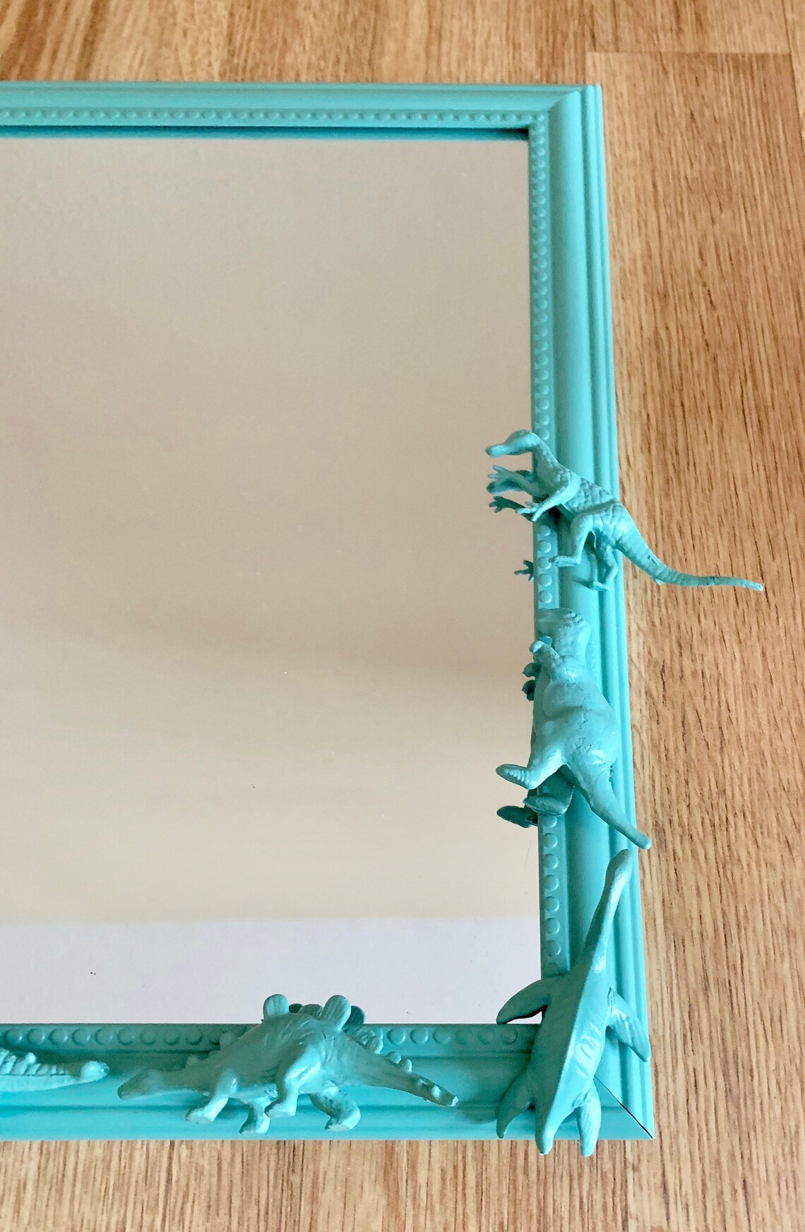 Dinosaur Mirror Upcycled toy Mirrors Childrens room mirror Etsy