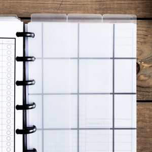 ARCTIC Collection - Blank (3) Top Tab Planner Layered Dividers - Ring or Disc Bound - HP Classic, A5, Half Letter, HP Mini, B6, A6 + more
