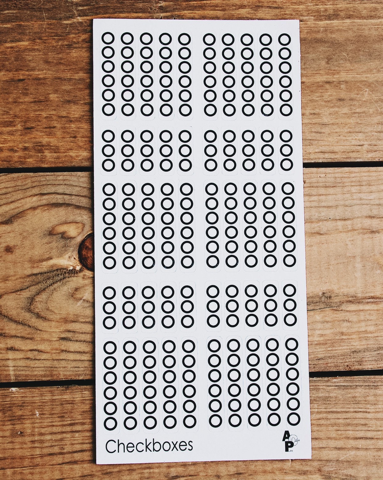 Functional Planner Stickers - Checkboxes (6 and 3 Row Checkboxes) - 50 ...