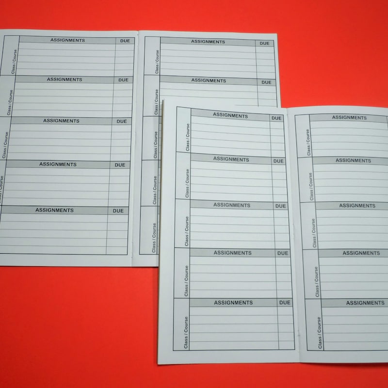 Homework Notebook - Etsy