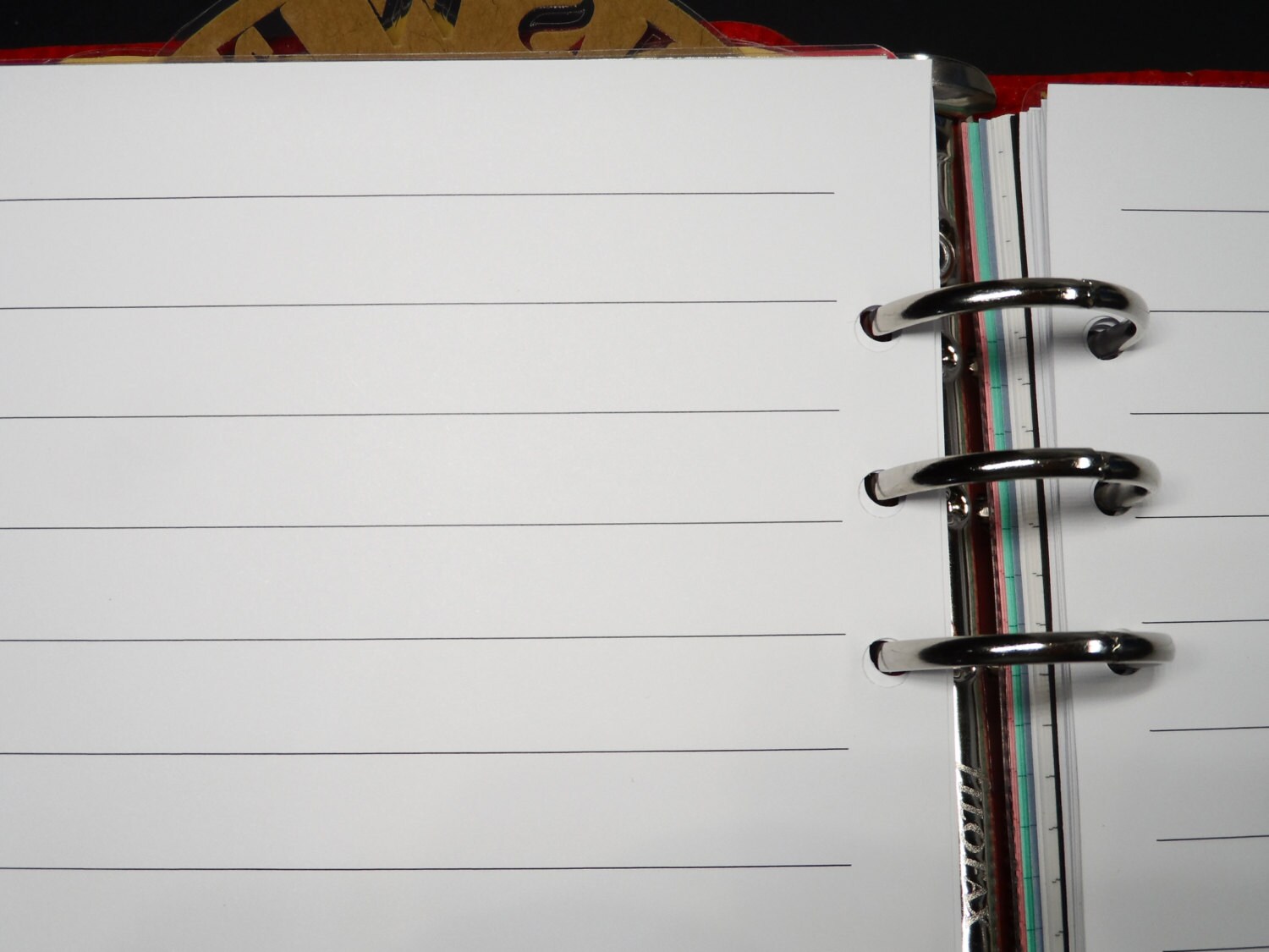 Printed White A5, A6, Personal Ring Size Lined, Grid, or Dot Grid Paper ...