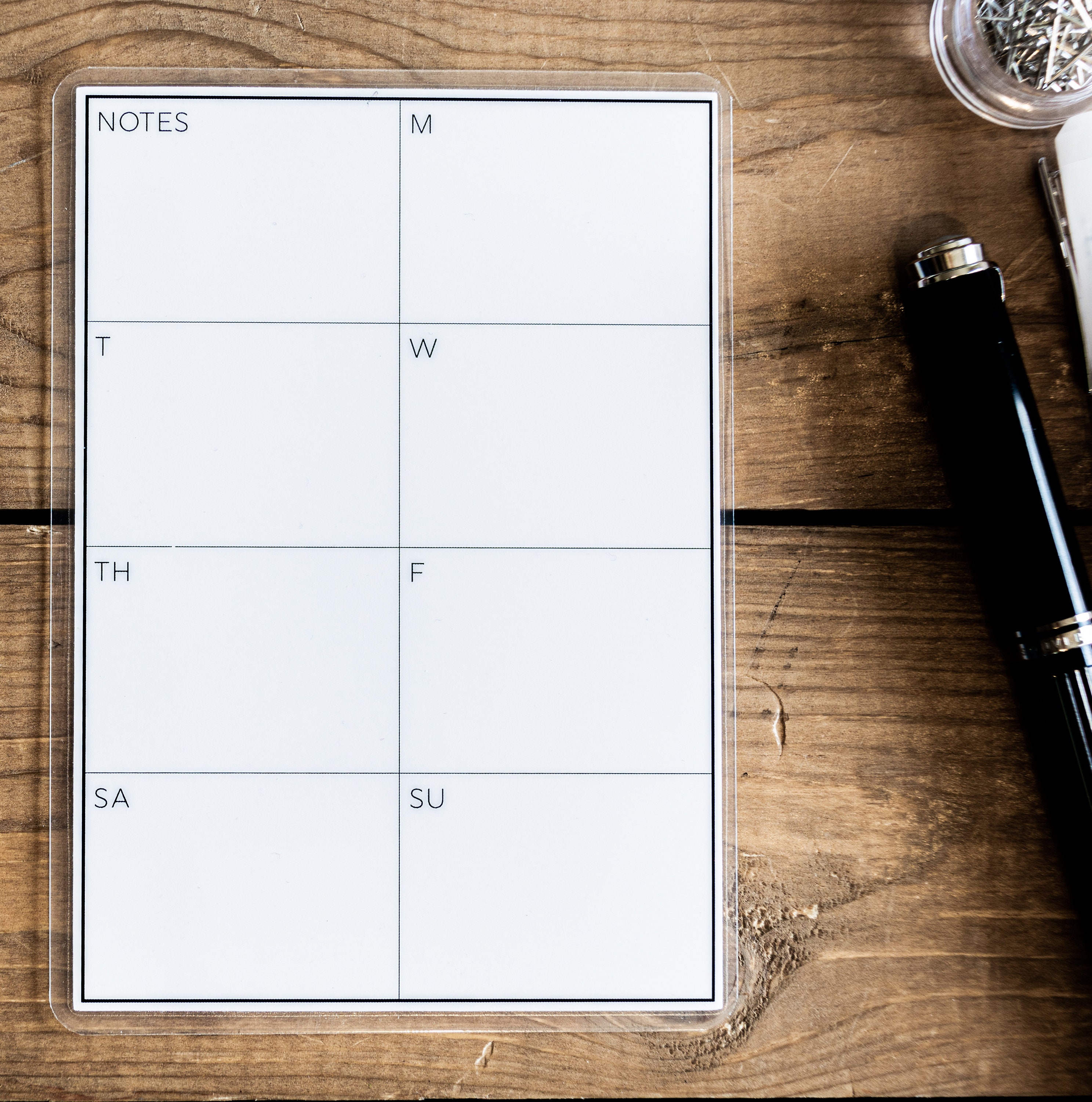 Pencil Planner Examples Functional Heavy Duty Pencil / Writing Board - Weekly Layouts - A5 ...