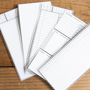 Functional Heavy Duty Pencil / Writing Board - A5, Wide (Cahier), Standard, B6, Personal, Pocket, A6, Micro + Hobo Weeks