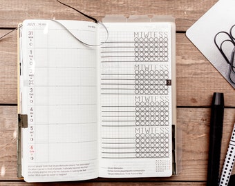 Hobonichi Weeks Sticker Set - Weekly Trackers