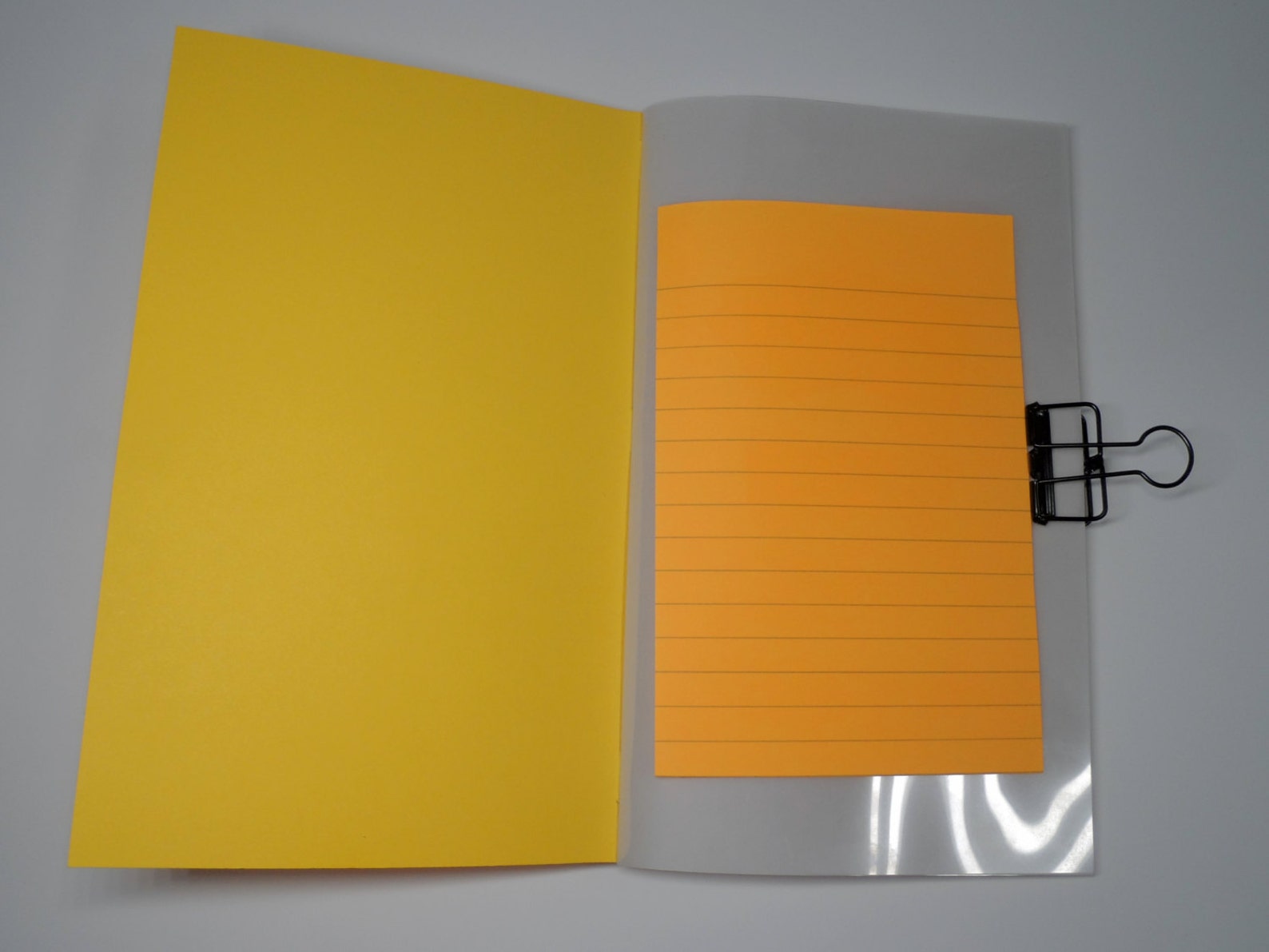Sticky Note Catcher Travelers Notebook Insert Wide Etsy