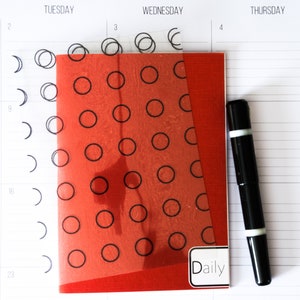 Acetate Dashboards for Traveler&#39;s Notebooks - Wide, Standard, B6, B6 slim, A6, Personal and Pocket Size