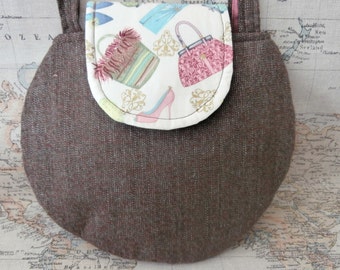 ●augustone8● [HANDMADE] WOOLLY BAG_brown Unleash the rhythm of handcrafted elegance with our PROJECT