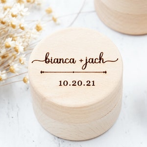 Custom Proposal Ring Box, Custom Date Ring Box, engraved Ring Box, Ring holder, Ring Bearer Ring box,wooden ring box for her, Valentines day