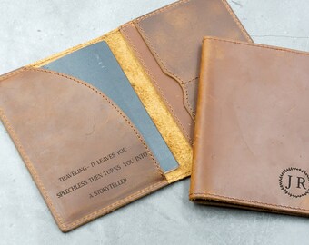 Leder Passport Brieftasche, personalisierte Reisebrieftasche, Passhülle, Lederpasshalter, Flitterwochen Geschenk, Reisebrieftasche maßgeschneiderte Geschenke