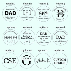Custom Tape Measures, Engraved Measuring Tape, Birthday Gifts Personalized Gifts for Dad Husband Grandpa Christmas Gifts Fathers day image 4