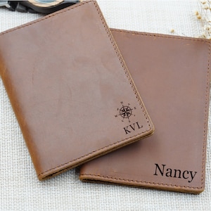 Custom Leather Passport Cover, genuine leather Passport cover holder, Custom engraved Passport Cover, Leather Goods, Birthday gift