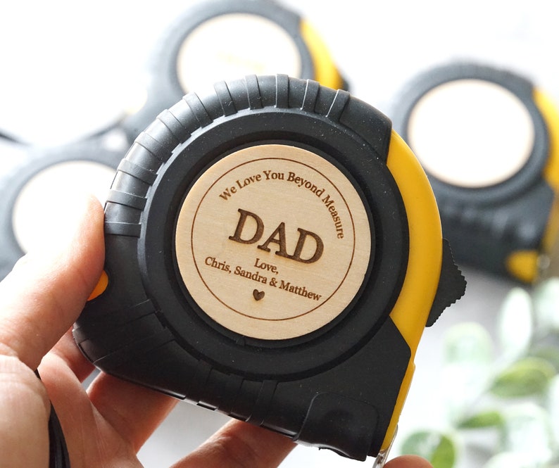 Custom Tape Measures, Engraved Measuring Tape, Birthday Gifts Personalized Gifts for Dad Husband Grandpa Christmas Gifts Fathers day image 7
