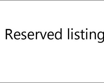 Reserved Listing FOR 22 plaques
