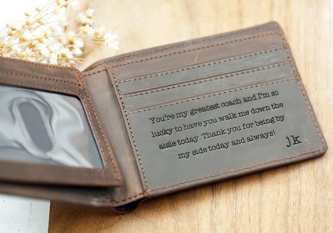 Buy Trifold Wallet for Men, Personalized Wallet, Custom Engraved