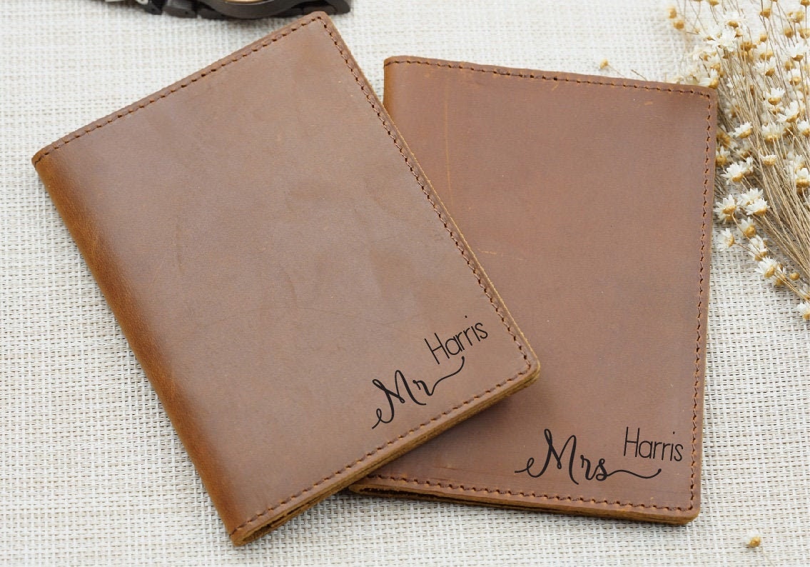 Custom Leather Passport Cover Genuine Leather Passport Cover Etsy