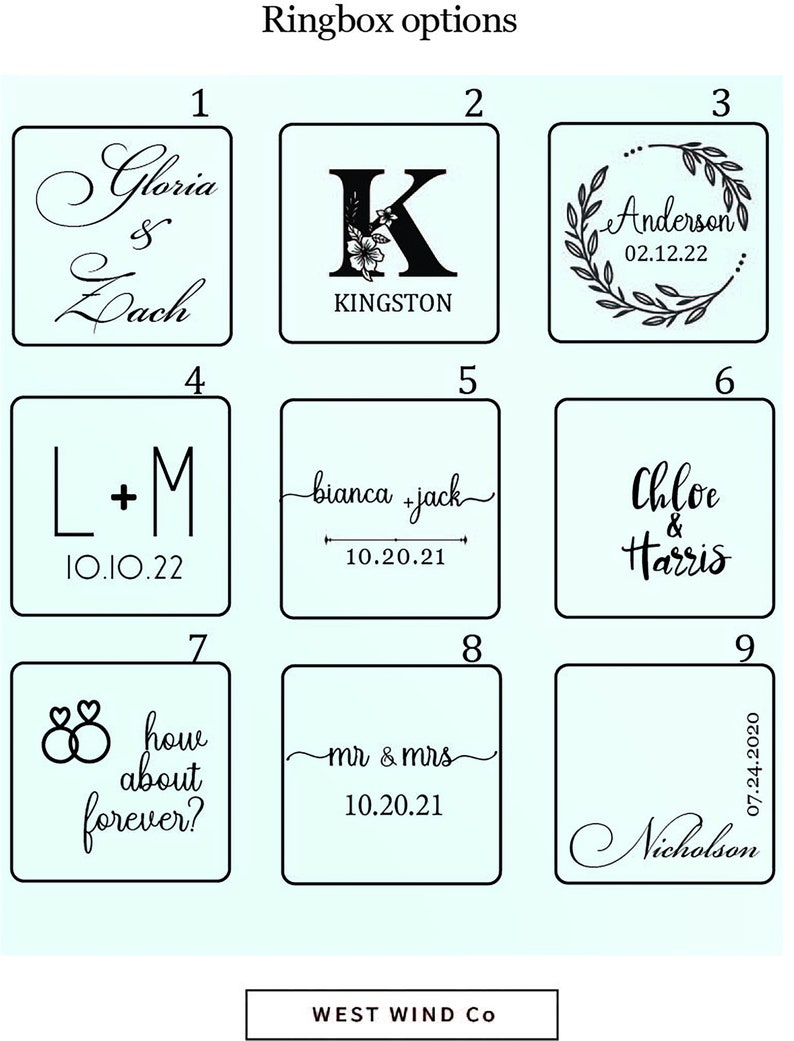 Engraved Custom Wedding Ring Box Wood Ring Box Engagement Etsy Canada