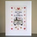 Wedding Cross Stitch Card Kit - Just Married - Etsy UK