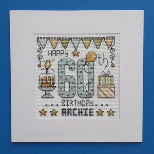 Cheerful Archie Cross Stitch Kit Cheerful Archie Cross Stitch Kit