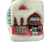 Christopher Radko Snowman 39 s Swiss Snow House NWT