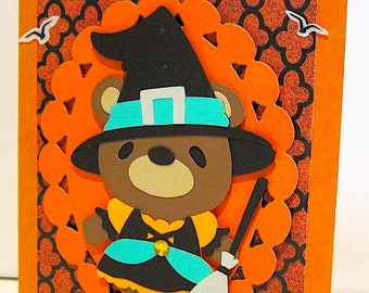 witch halloween cardhomemade halloween cardscute witch cardhalloween greeting cardshandmade cards