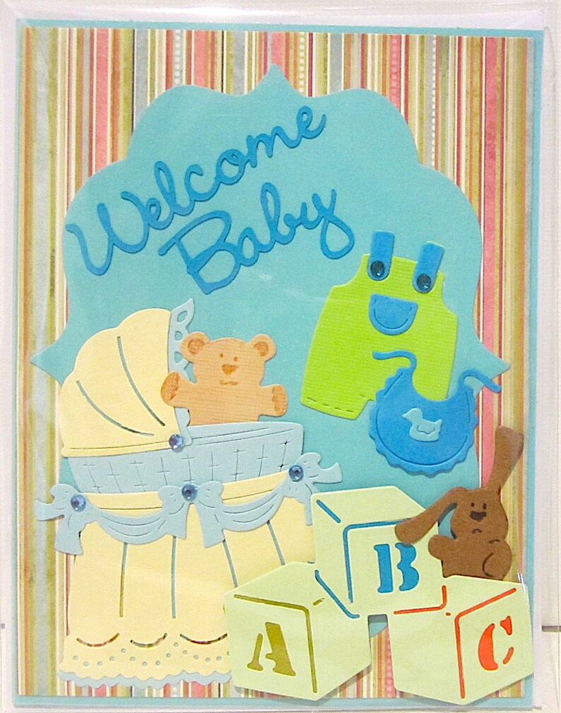 It/'s a Boy Card,Homemade-Handmade Cards,Baby Shower Card,Baby Congratulations