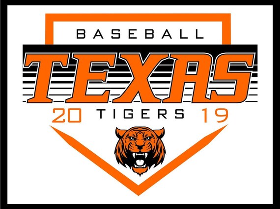 Texas High Tigers Baseball - Homeplate Tee
