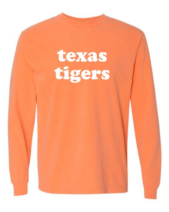 Texas Tigers Comfort Colors Long Sleeve Tee