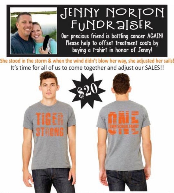 Tiger Strong Soft Style Tee Fundraiser for Jenny Norton
