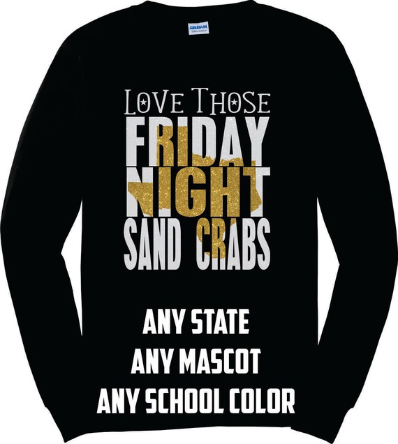 Friday Night Mascot Long Sleeve Tee
