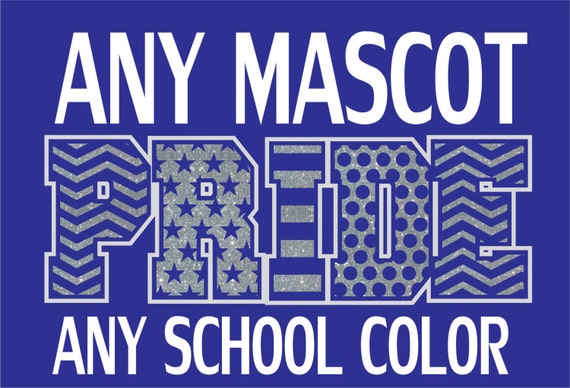 Mascot Pride (ANY Mascot, ANY School) Short Sleeve Tee
