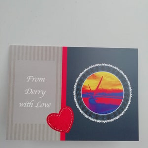 From Derry with Love Greetings Card