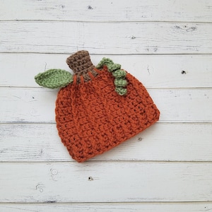 Crochet Pumpkin Hat, Baby Pumpkin Photo Prop, Halloween Costume, Newborn Pumpkin Hat, Pumpkin Beanie, Pumpkin Hats, Newborn Prop, MADE2ORDER