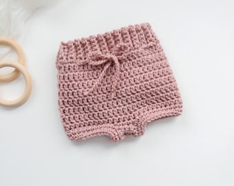 Handmade Crochet Baby Shorts, Newborn Photo Prop & Everyday Wear, Baby Bloomers, Gift for New Moms, Baby Shower, Made to Order