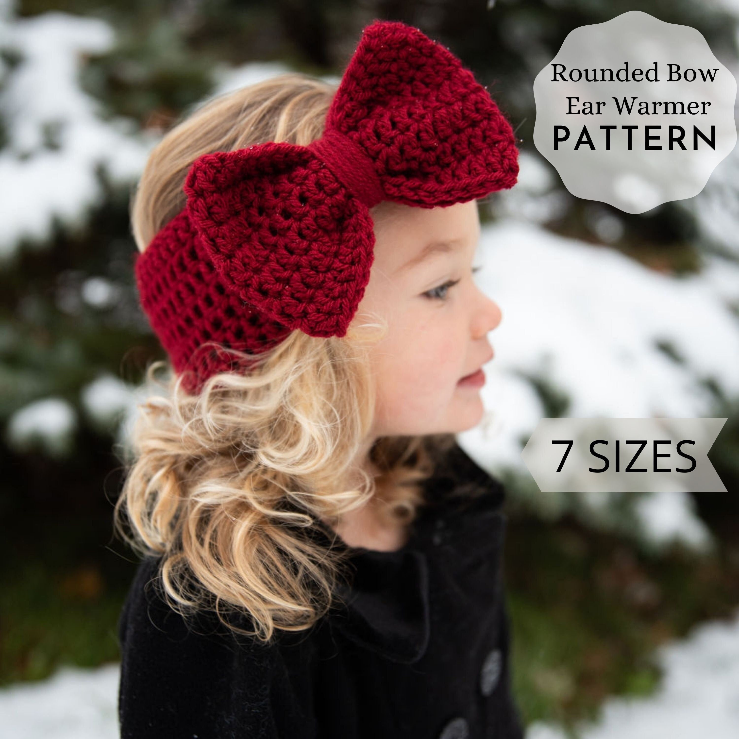 CROCHET PATTERN Herringbone Twist Ear Warmer / Pdf Digital Download /  Crochet Headband / Crochet Head Wrap / 