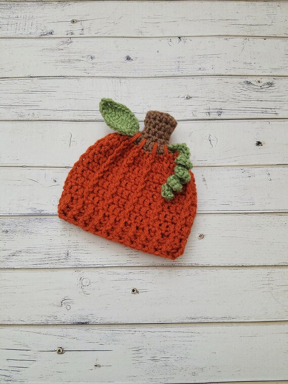 Crochet Pumpkin Hat, Baby Pumpkin Photo Prop, Halloween Costume, Newborn Pumpkin Hat, Pumpkin Beanie, Pumpkin Hats, Newborn Prop, MADE2ORDER